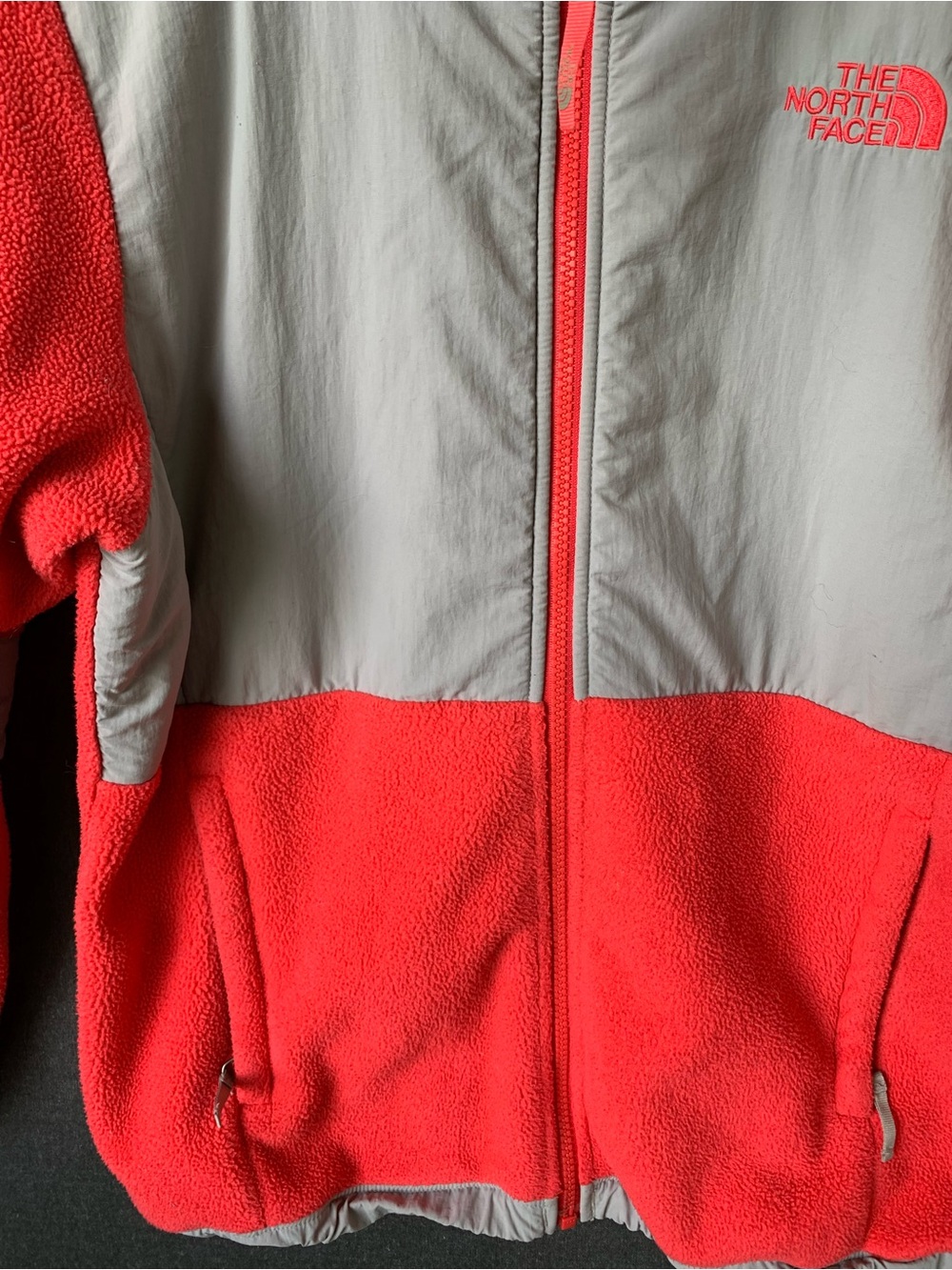 The North Face Two-Tone Denali Fleece Jacket Girls XL - Picture 3 of 8